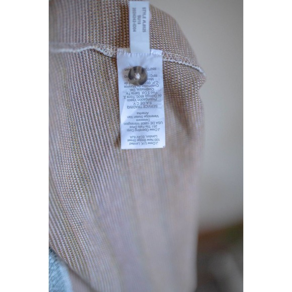 Madewell Texture & Thread Dress Cap Sleeve Button Front Striped Comfy SZ Medium - Picture 10 of 11